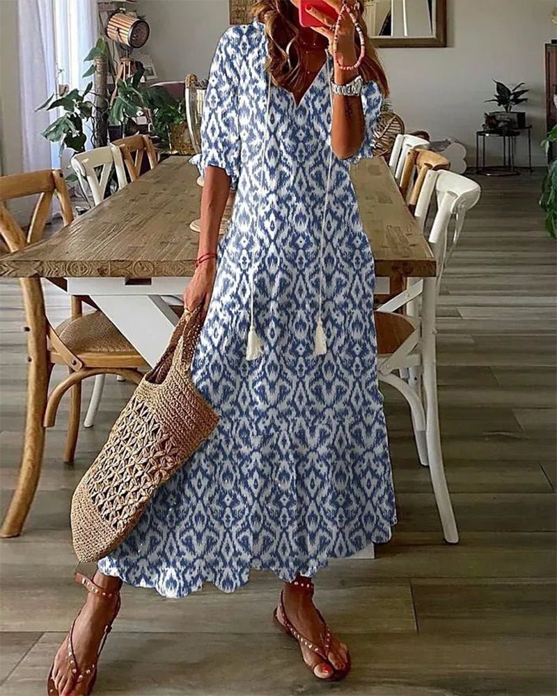 BEAUMONT NICE | ROBE MIDI BOHO POUR FEMMES