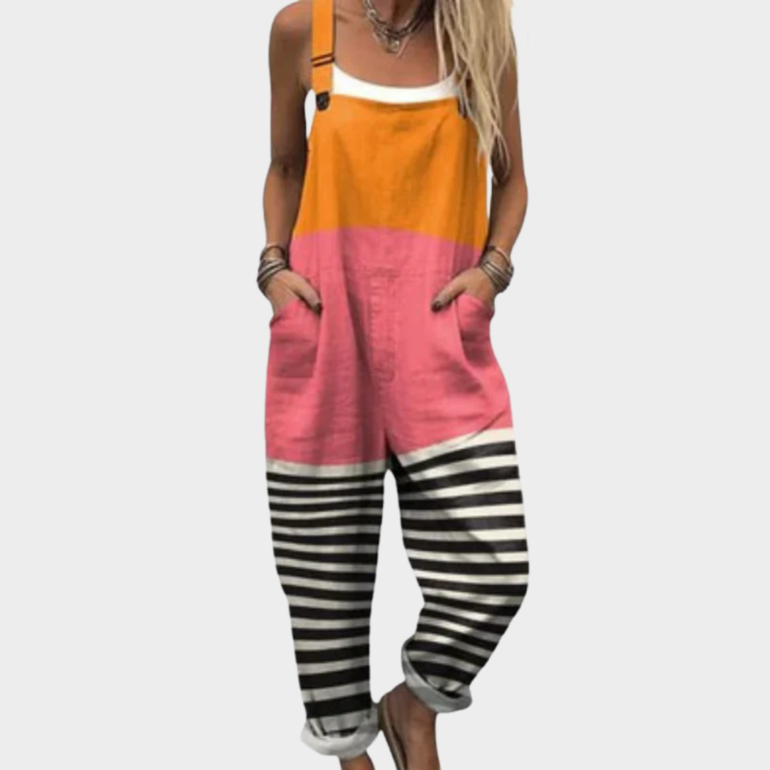 BEAUMONT NICE | SALOPETTE COULEURS CONTRASTÉES POUR FEMMES