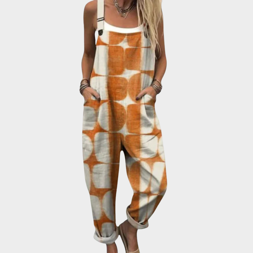 BEAUMONT NICE | SALOPETTE MOTIF GÉOMÉTRIQUE POUR FEMMES