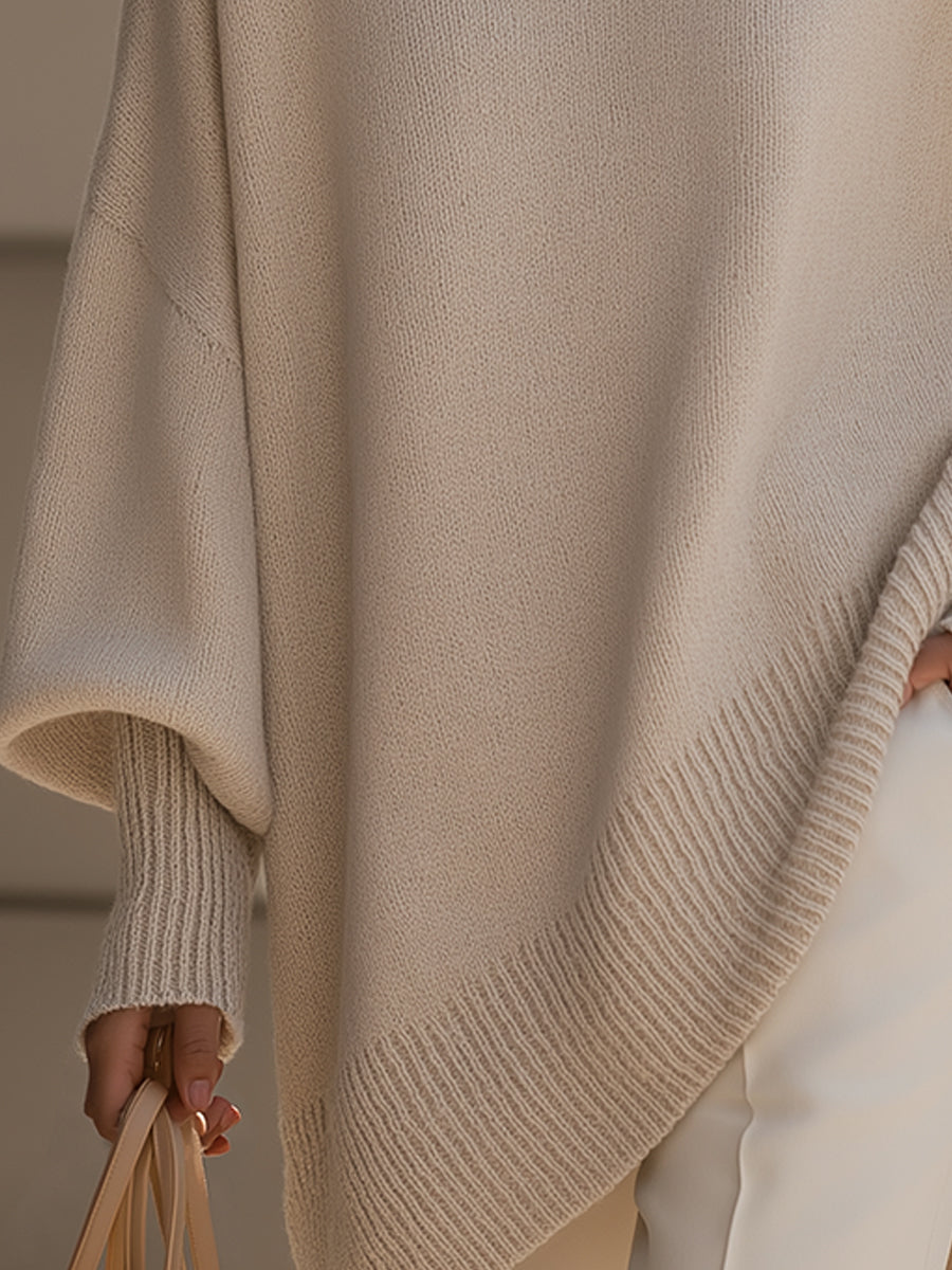 BEAUMONT NICE | PULL SURDIMENSIONNÉ CÔTELÉ POUR FEMMES