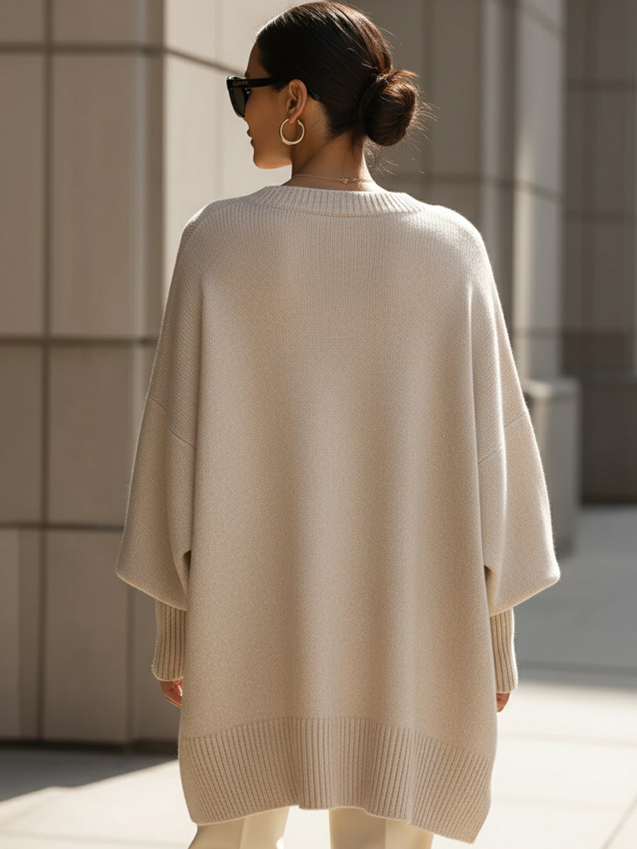 BEAUMONT NICE | PULL OVERSIZE FLUIDE POUR FEMMES