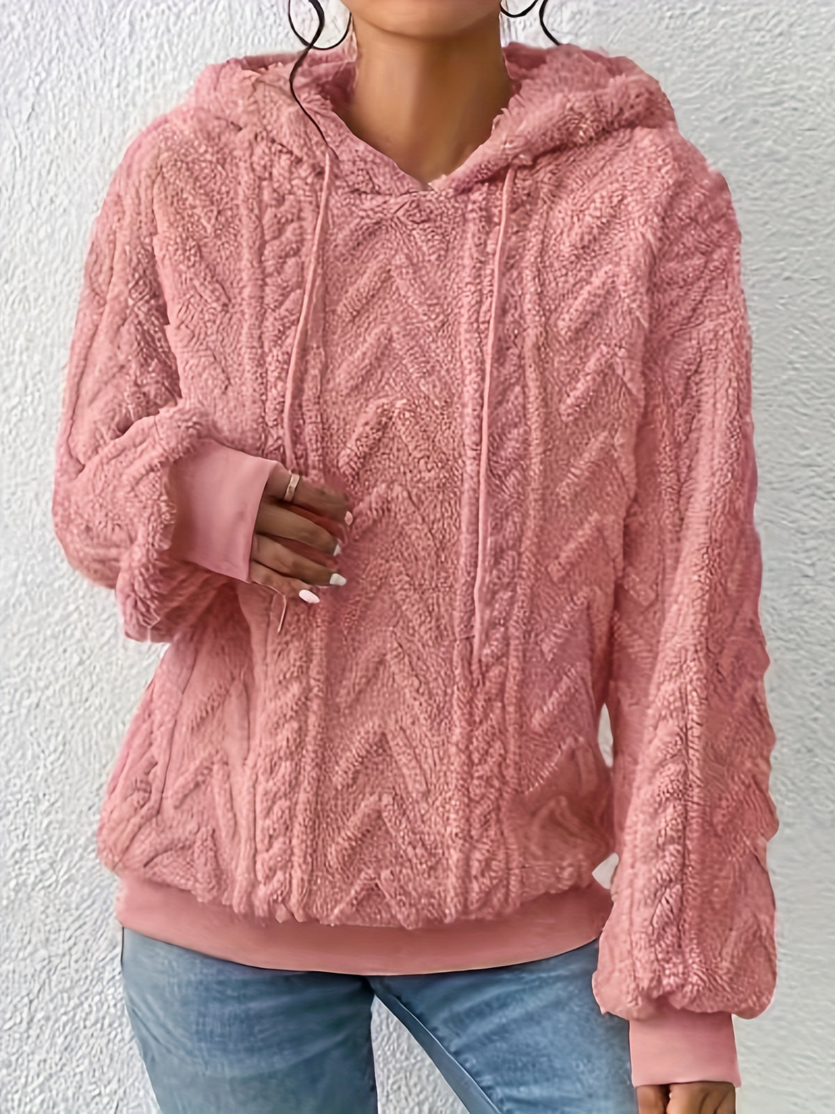 BEAUMONT NICE | PULL MOLLETONNÉ À CAPUCHE POUR FEMMES