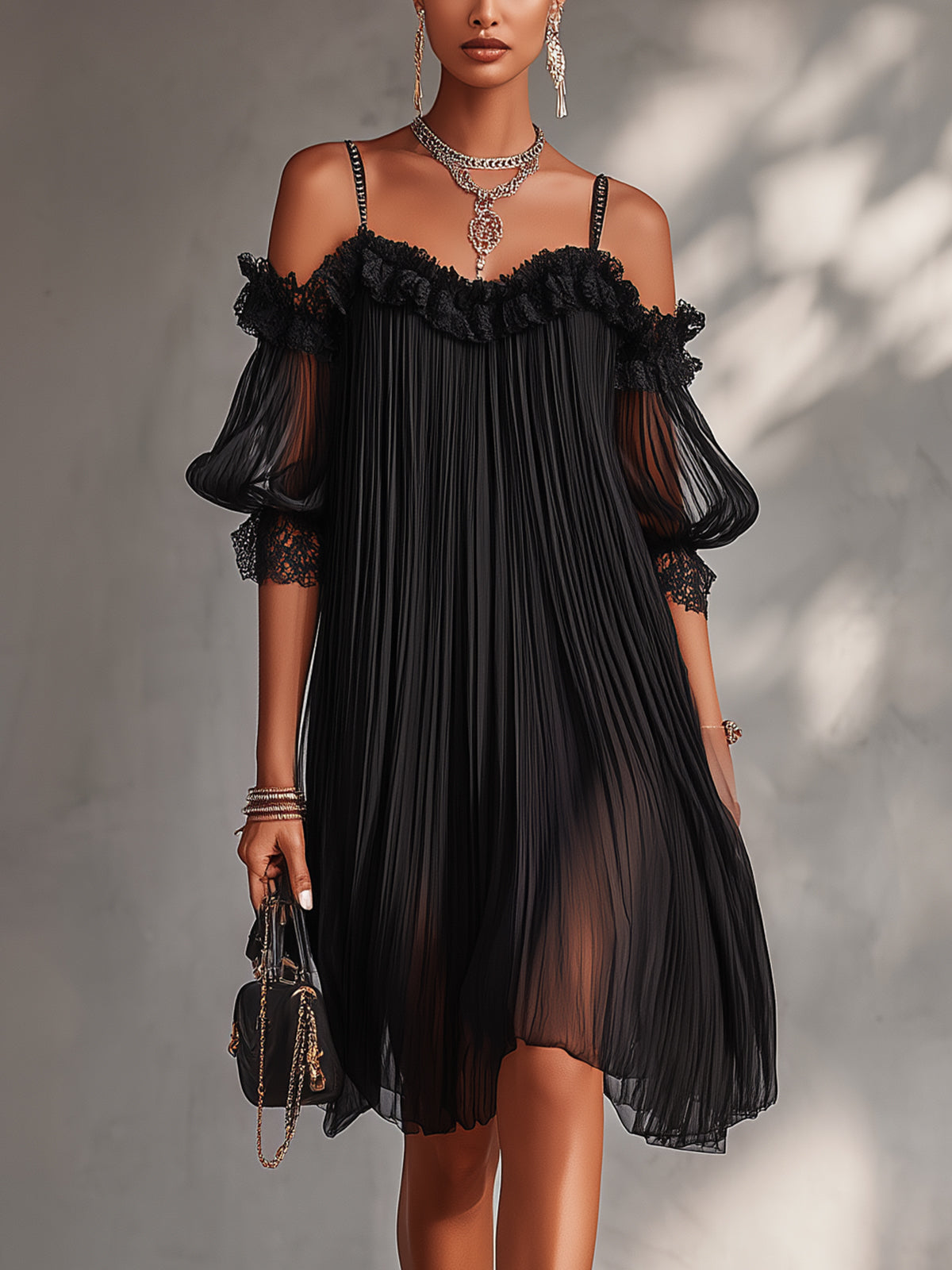 BEAUMONT NICE | CHIC ROBE MINI EN DENTELLE POUR FEMMES