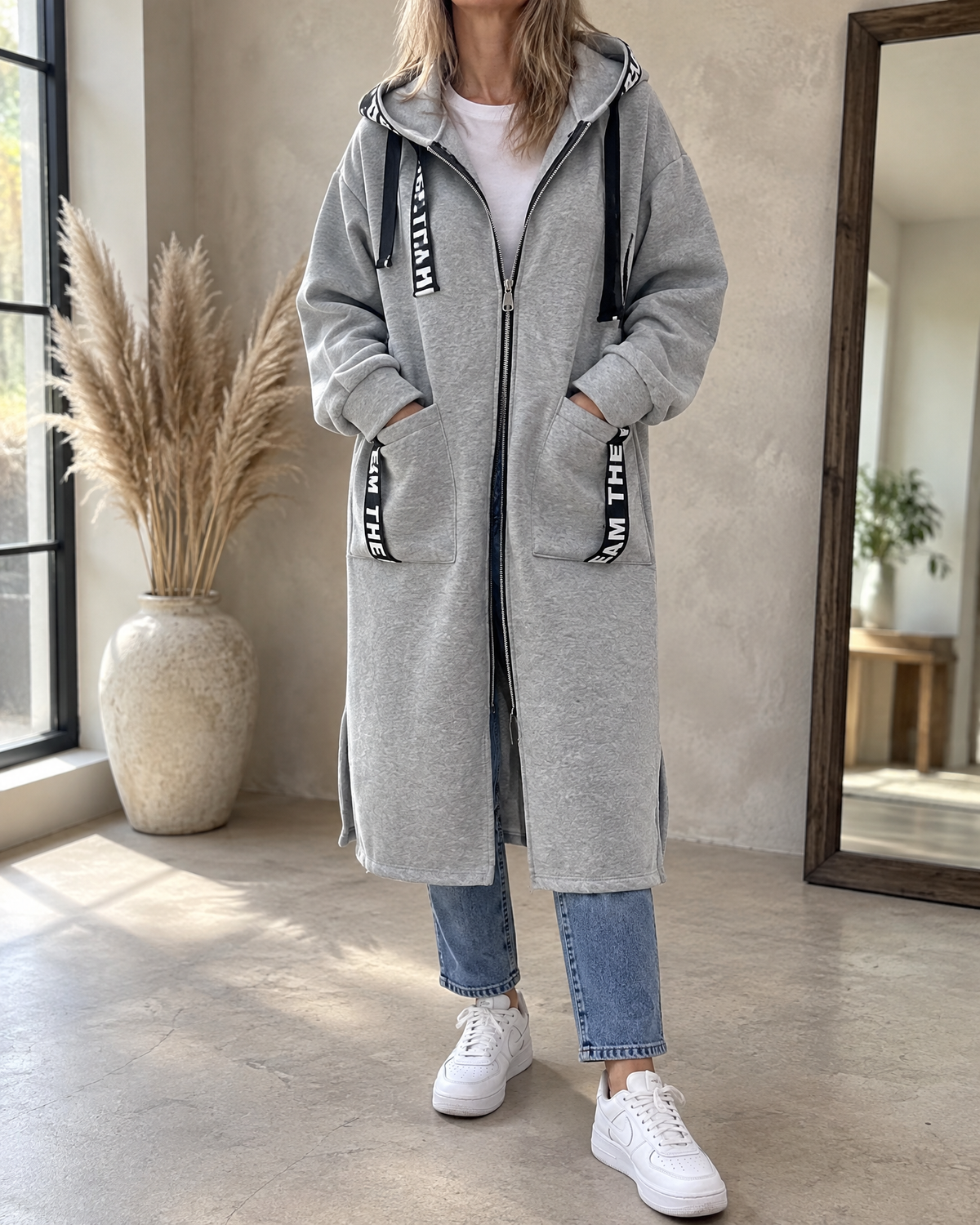 BEAUMONT NICE | MANTEAU LONG À CAPUCHE POUR FEMMES