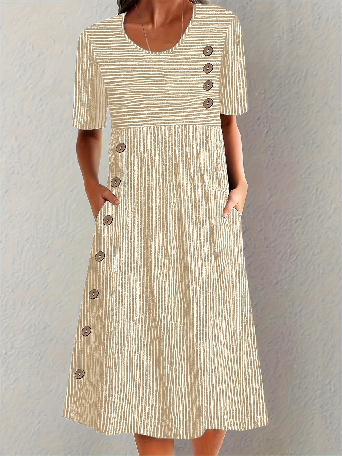 BEAUMONT NICE | ROBE D'ÉTÉ À RAYURES POUR FEMMES