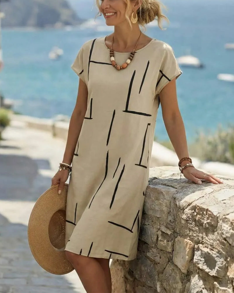 BEAUMONT NICE | ROBE DE VACANCES À COUPE DÉTENDU POUR FEMMES