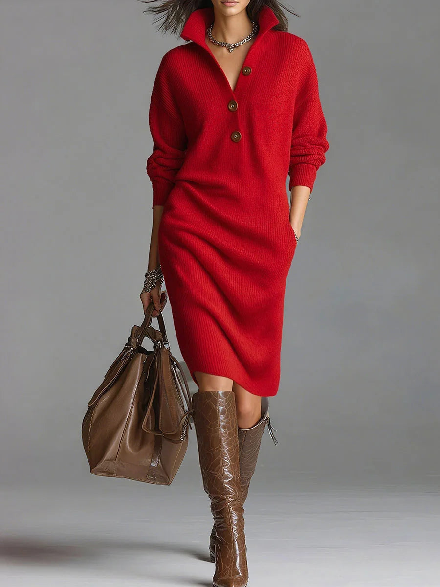 BEAUMONT NICE | ROBE MIDI RIBBÉE POUR FEMMES