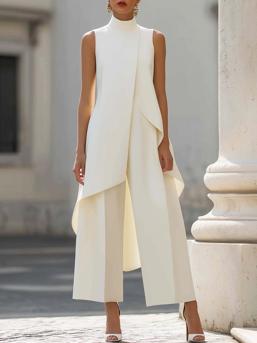 BEAUMONT NICE | ENSEMBLE ASYMÉTRIQUE EN DEUX PIÈCES POUR FEMMES
