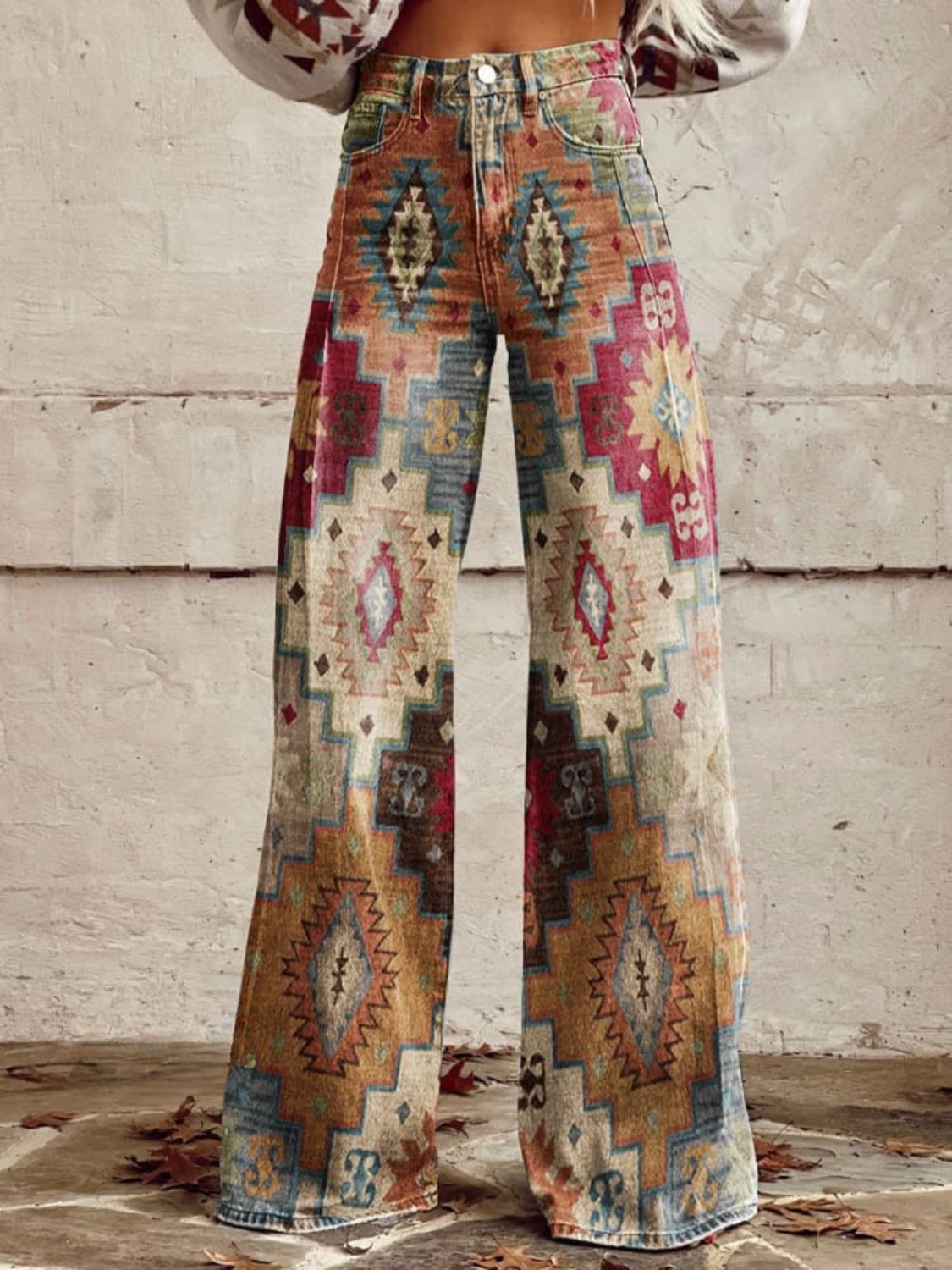 BEAUMONT NICE | PANTALON CHEVRON RÉTRO POUR FEMMES