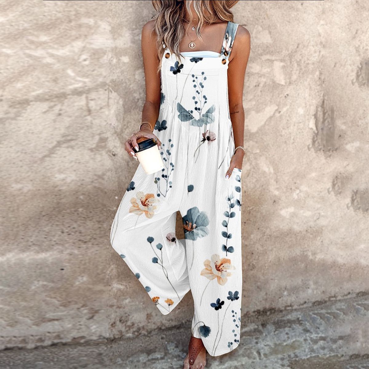 BEAUMONT NICE | SALOPETTE FLEUR GRAPHIQUE POUR FEMMES