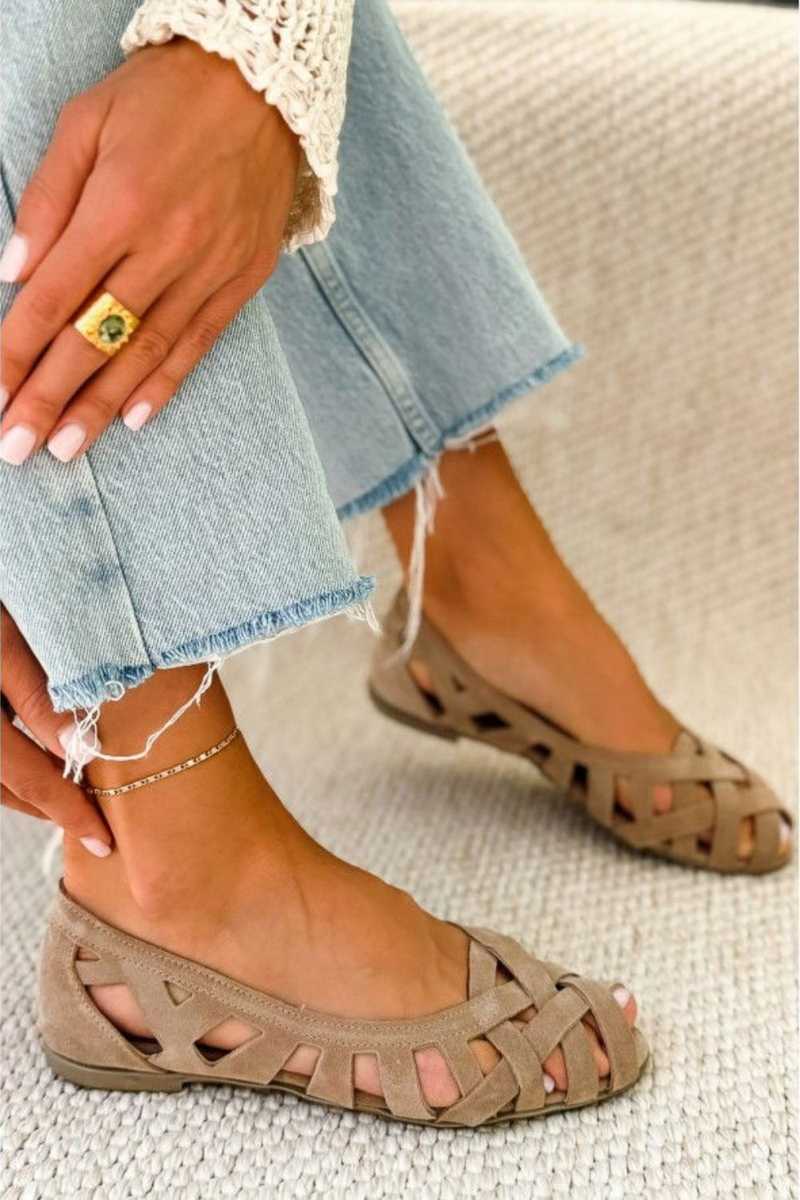 BEAUMONT NICE | SANDALES D'ÉTÉ TISSÉ POUR FEMMES