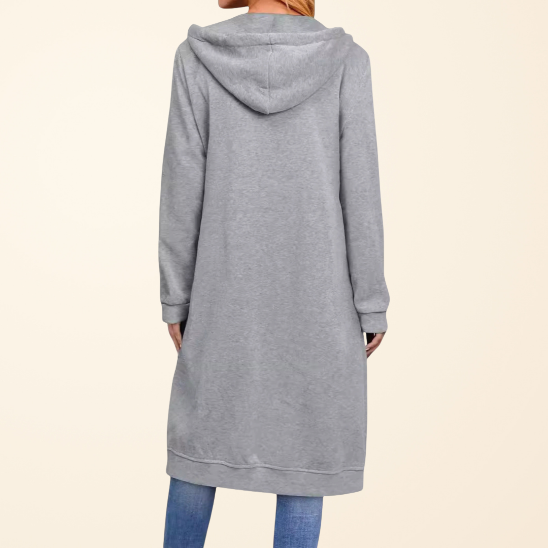 BEAUMONT NICE | GILET LONGUE EN ZIP DÉTENDUE POUR FEMMES