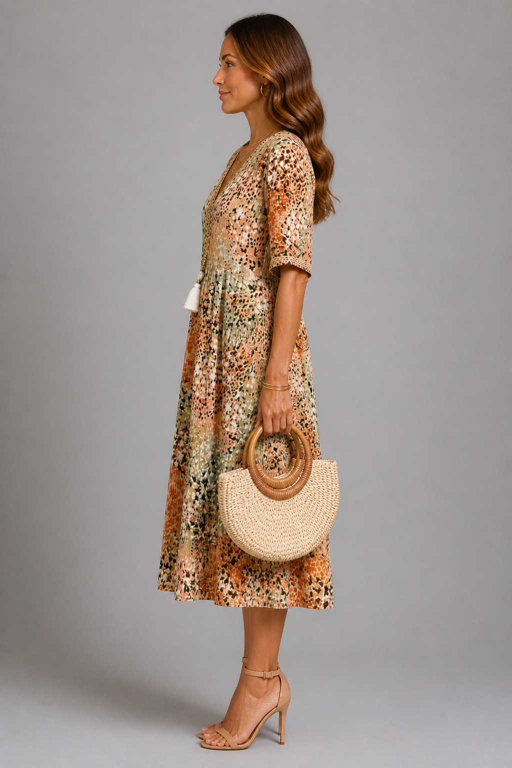 BEAUMONT NICE | ROBE MIDI CHIC POUR FEMMES