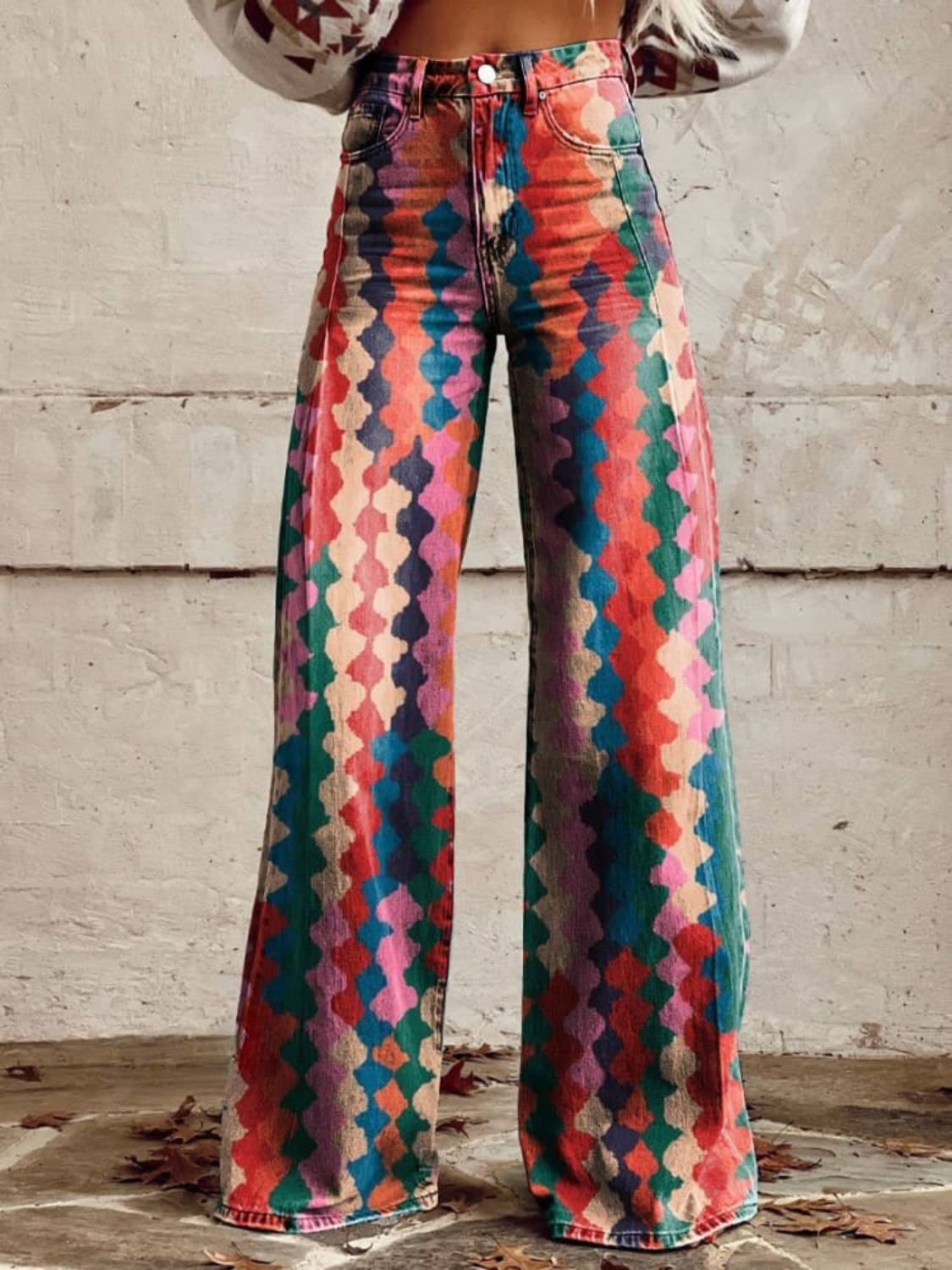 BEAUMONT NICE | PANTALON BOHÈME LARGE POUR FEMMES
