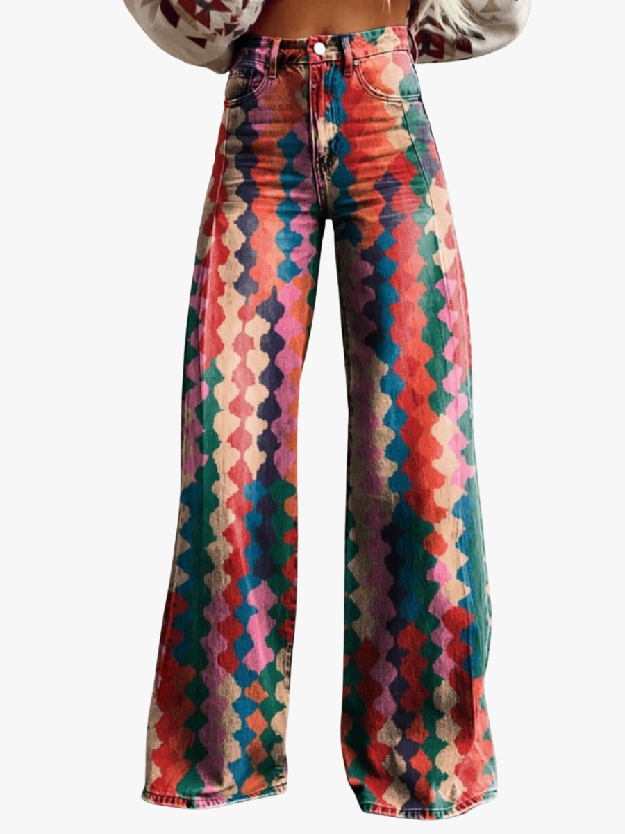 BEAUMONT NICE | PANTALON BOHÈME LARGE POUR FEMMES