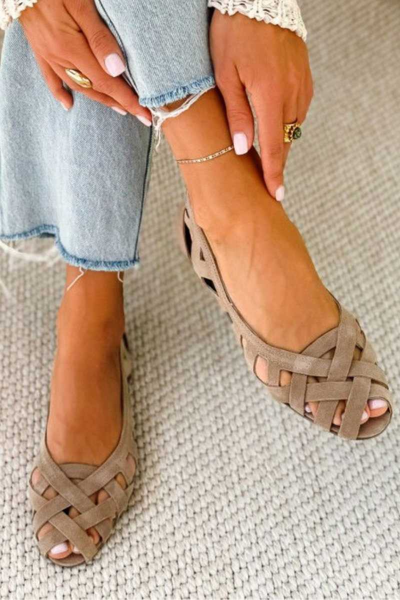 BEAUMONT NICE | SANDALES D'ÉTÉ TISSÉ POUR FEMMES
