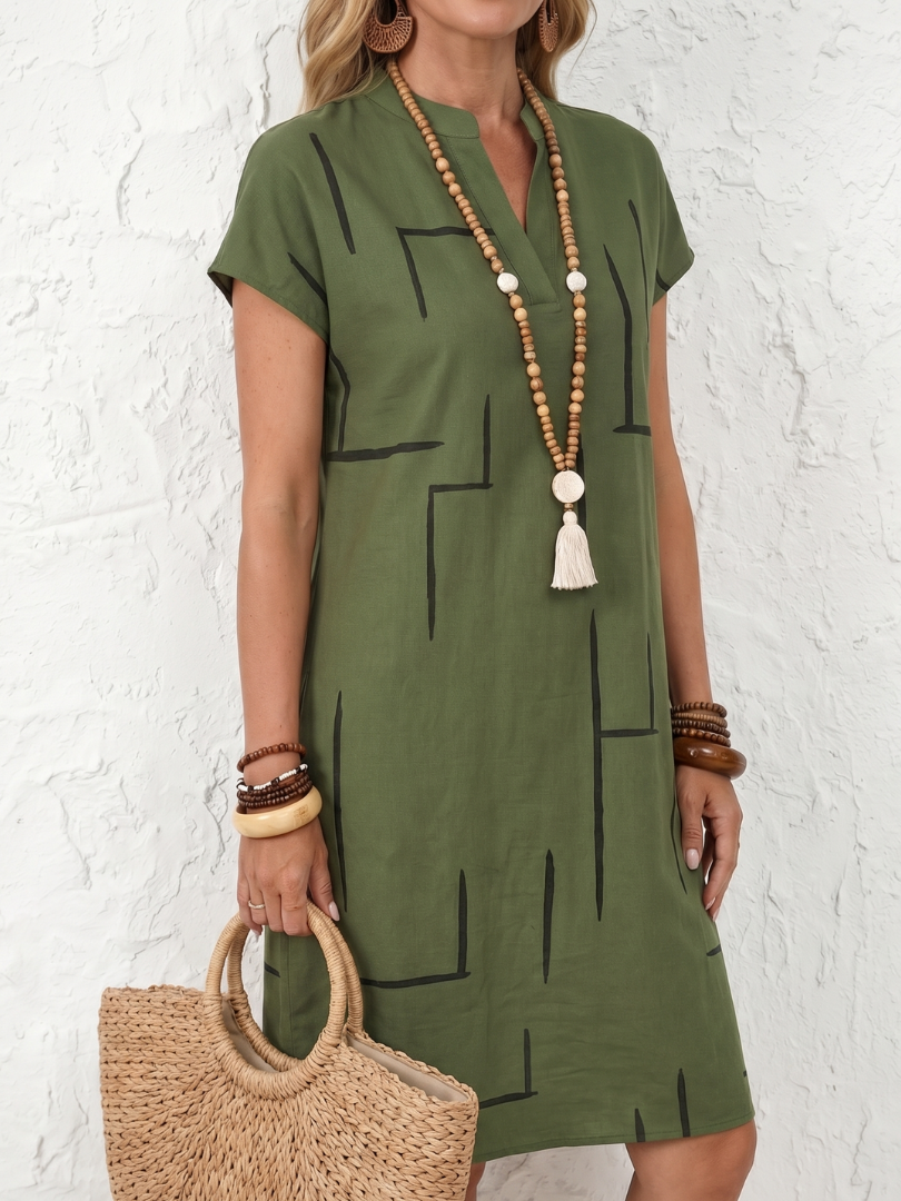 BEAUMONT NICE | ROBE DE JOUR IMPRIMÉE POUR FEMMES
