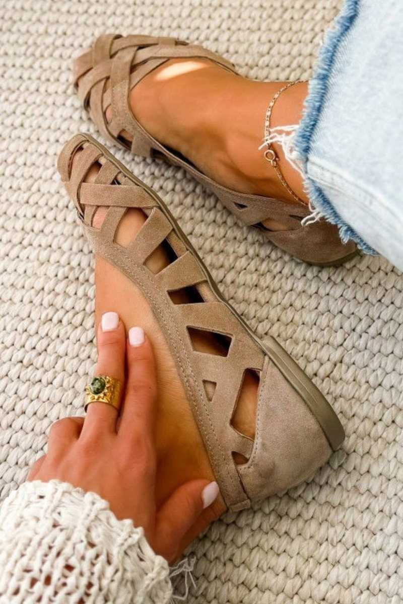 BEAUMONT NICE | SANDALES D'ÉTÉ TISSÉ POUR FEMMES