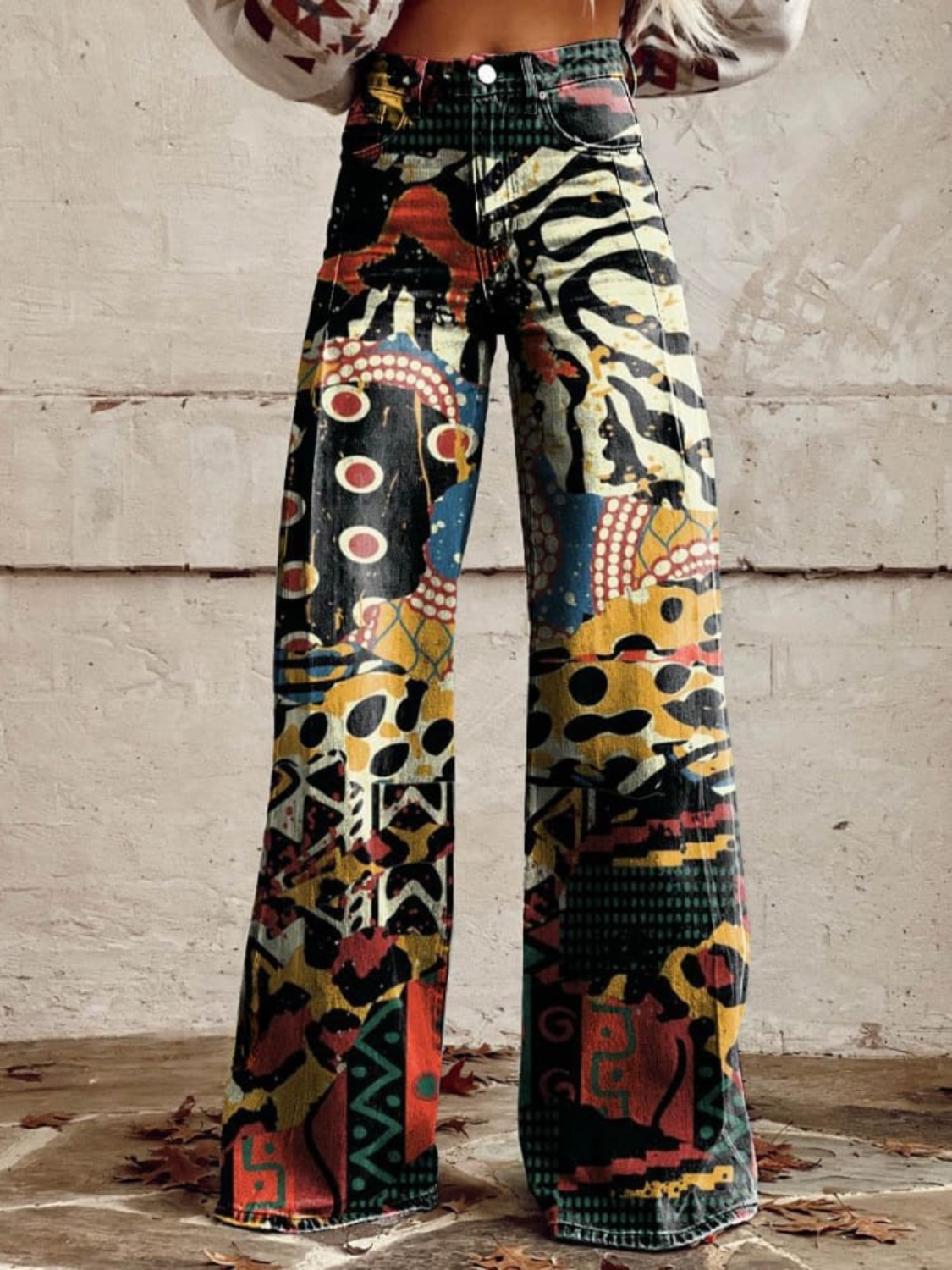 BEAUMONT NICE | PANTALON LARGE ARTISTIQUE POUR FEMMES