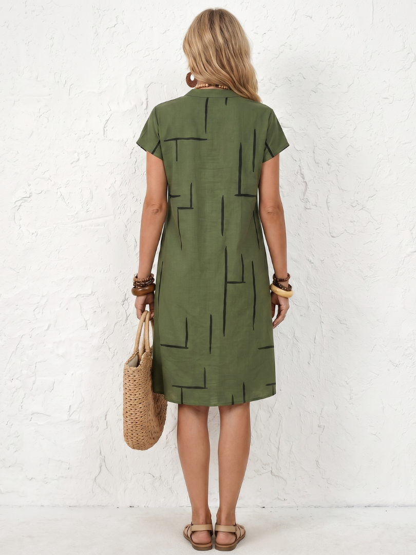 BEAUMONT NICE | ROBE DE JOUR IMPRIMÉE POUR FEMMES