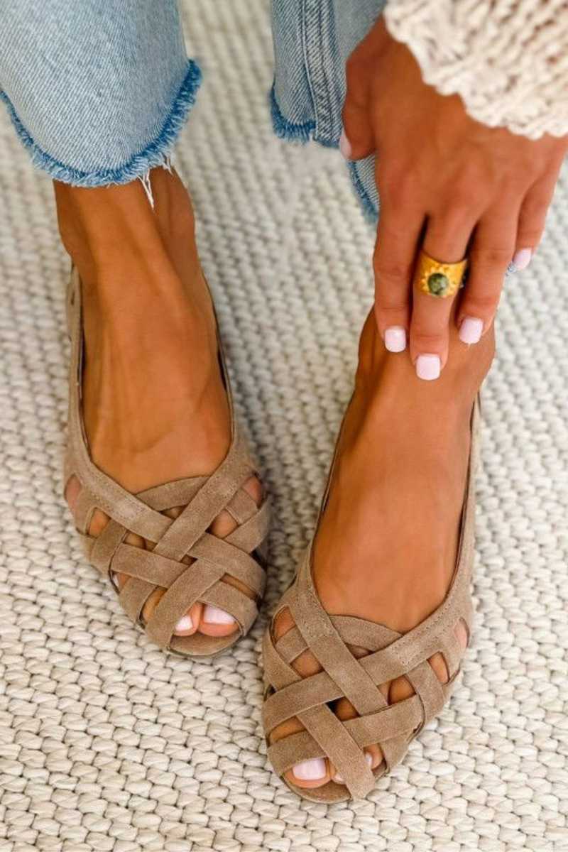 BEAUMONT NICE | SANDALES D'ÉTÉ TRESSÉES POUR FEMMES