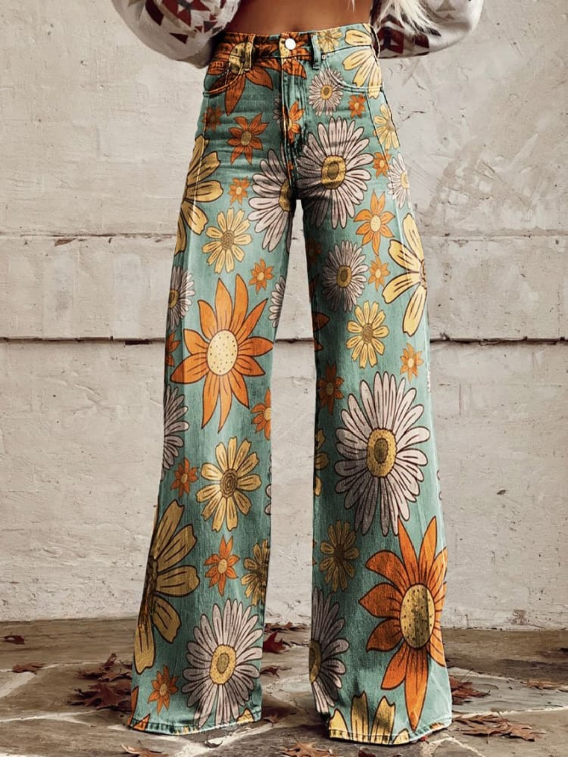 BEAUMONT NICE | PANTALON PALAZZO VINTAGE POUR FEMMES