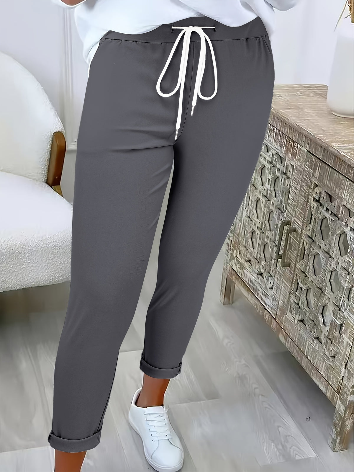 BEAUMONT NICE | PANTALON SLIM À CORDON POUR FEMMES