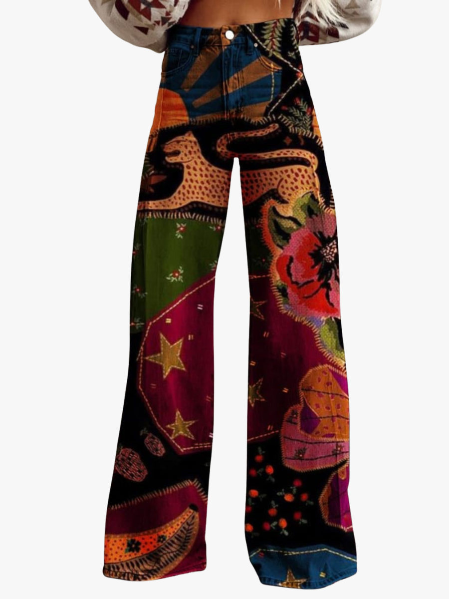 BEAUMONT NICE | PANTALON BOHÈME VINTAGE POUR FEMMES