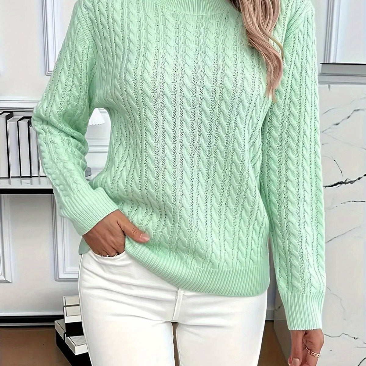 BEAUMONT NICE | SWEAT À COL ROND COZY POUR FEMMES
