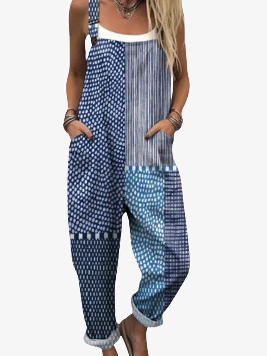 BEAUMONT NICE | SALOPETTE MOTIFS PATCHWORK POUR FEMMES