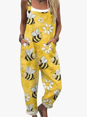 BEAUMONT NICE | SALOPETTE ABEILLES FLEURIES POUR FEMMES