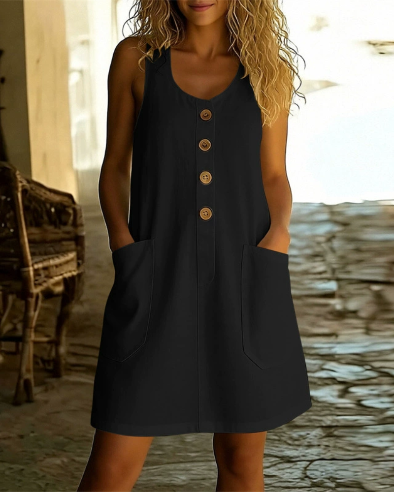 BEAUMONT NICE | ROBE À BOUTONS D'ÉTÉ POUR FEMMES