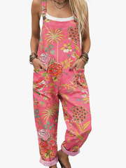 BEAUMONT NICE | SALOPETTE FLORALE VIVE POUR FEMMES