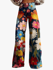 BEAUMONT NICE | PANTALON LARGE FLORAL POUR FEMMES