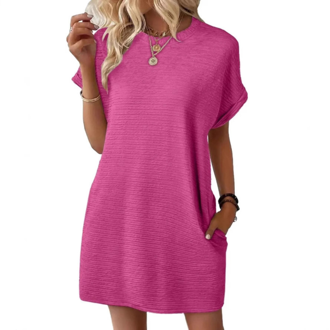BEAUMONT NICE | ROBE À COL ROND POUR FEMMES