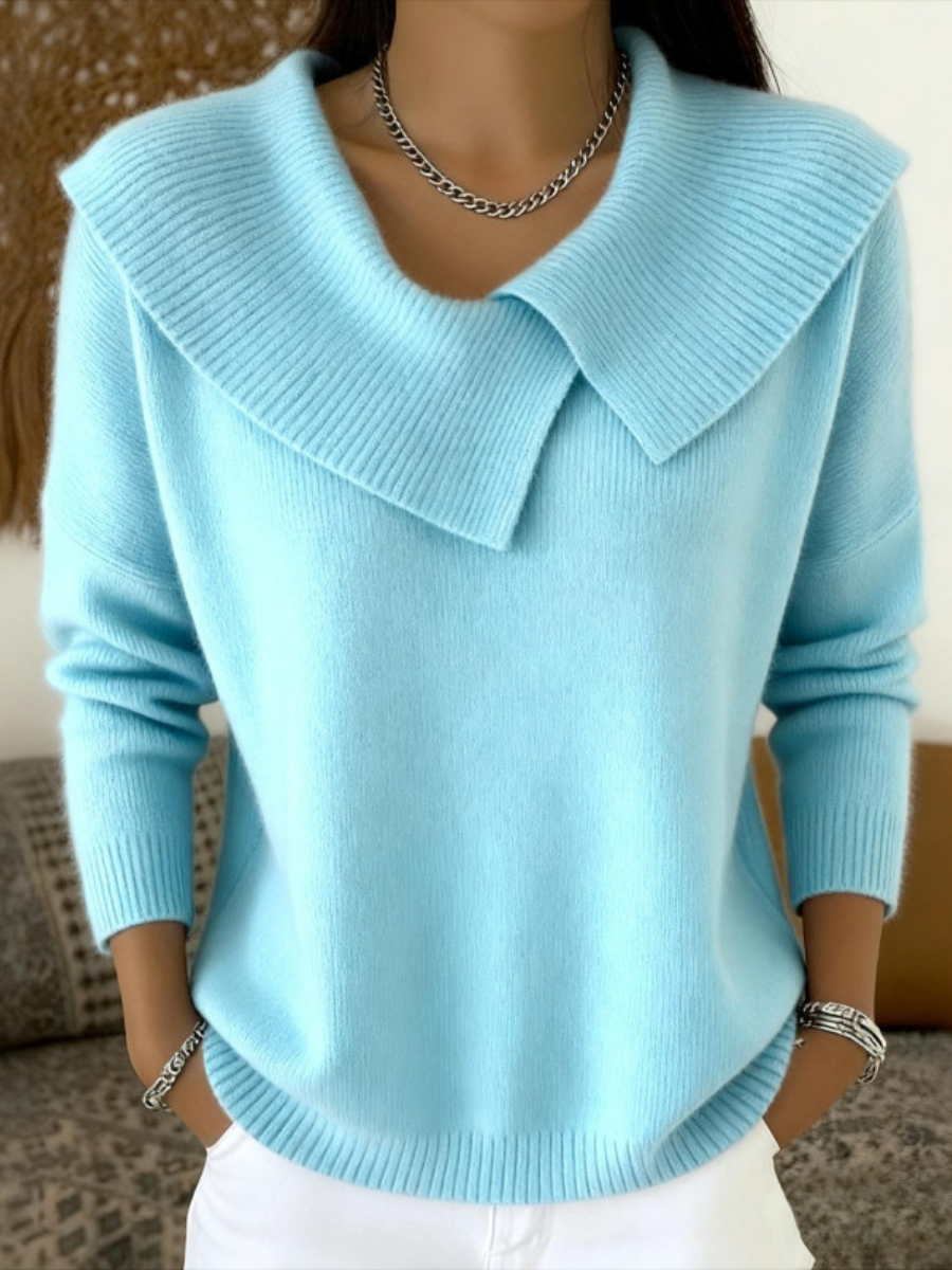 BEAUMONT NICE | PULL COL CLASSIQUE POUR FEMME