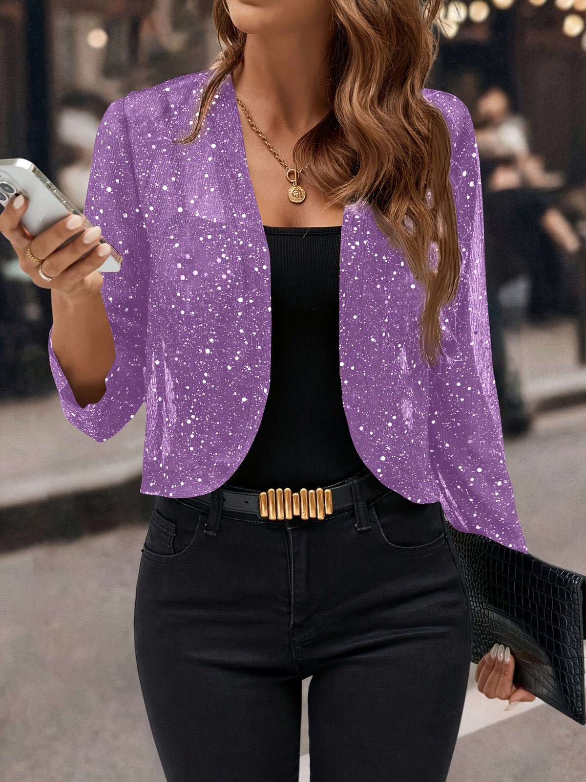 BEAUMONT NICE | VESTE À PAILLETTES COURTE POUR FEMMES