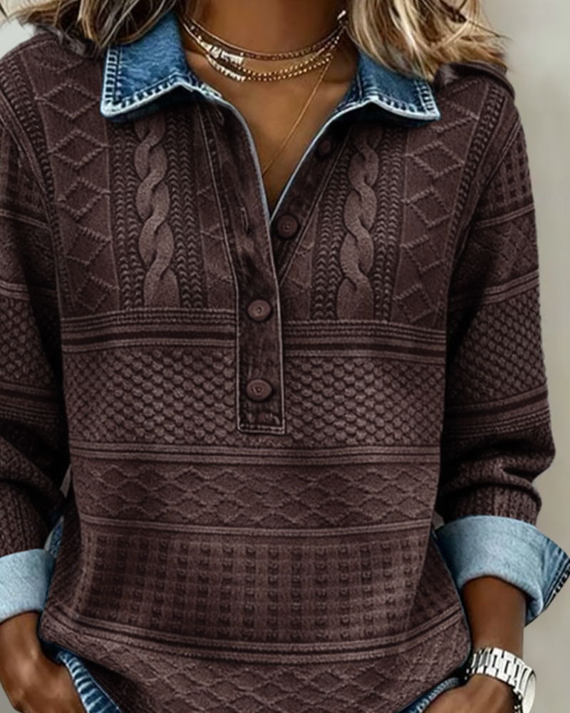 BEAUMONT NICE | CHEMISE EFFET DENIM POUR FEMME