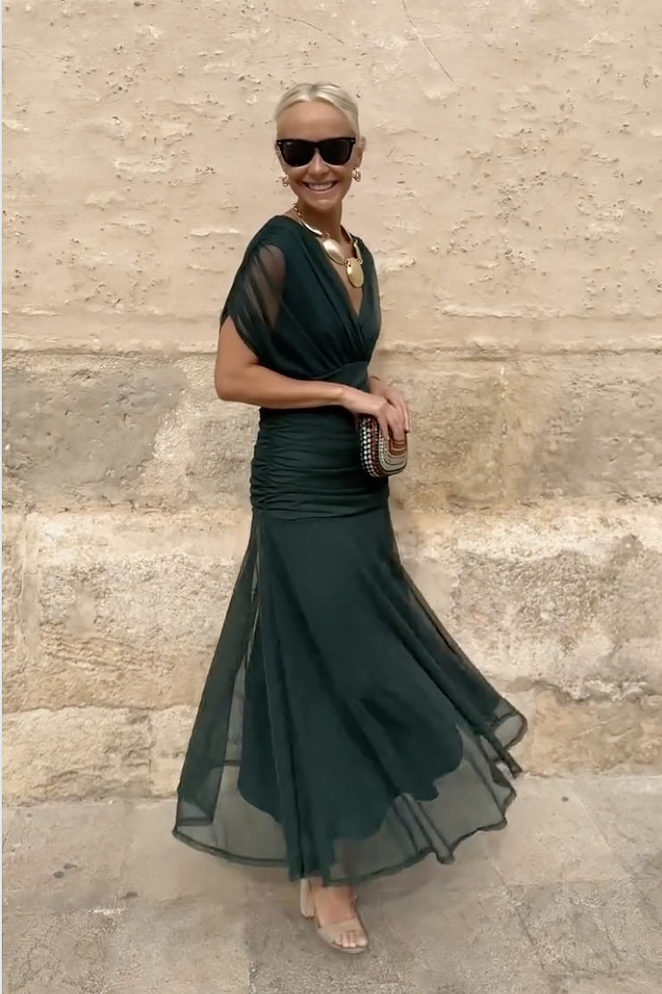 BEAUMONT NICE | ROBE MAXI FLUIDE POUR FEMME