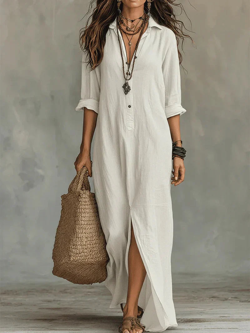 BEAUMONT NICE | ROBE MAXI CHIC FLUIDE POUR FEMMES