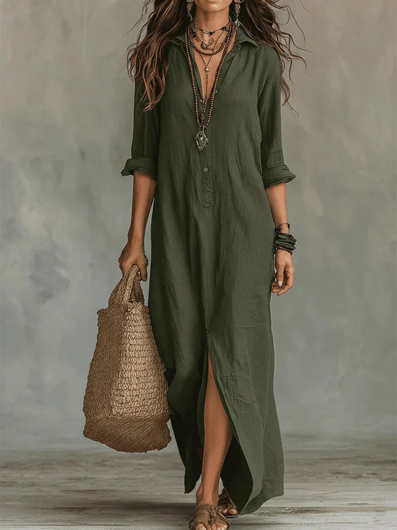 BEAUMONT NICE | ROBE MAXI CHIC FLUIDE POUR FEMMES