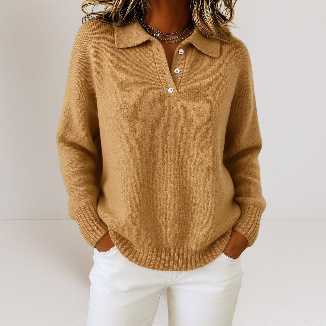BEAUMONT NICE | PULL EN MAILLE À COL POUR FEMME