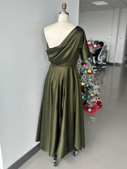 BEAUMONT NICE | ROBE TRAPÈZE EN SATIN POUR FEMME