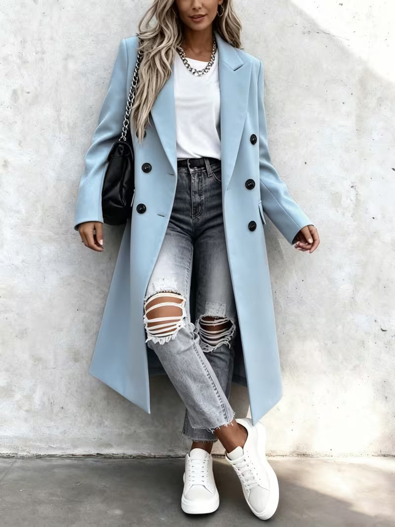 BEAUMONT NICE | TRENCH MANTEAU SOUS LE GENOU POUR FEMMES