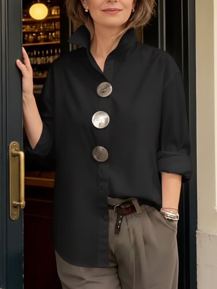 BEAUMONT NICE | BLOUSE CLASSIQUE À BOUTONS POUR FEMME
