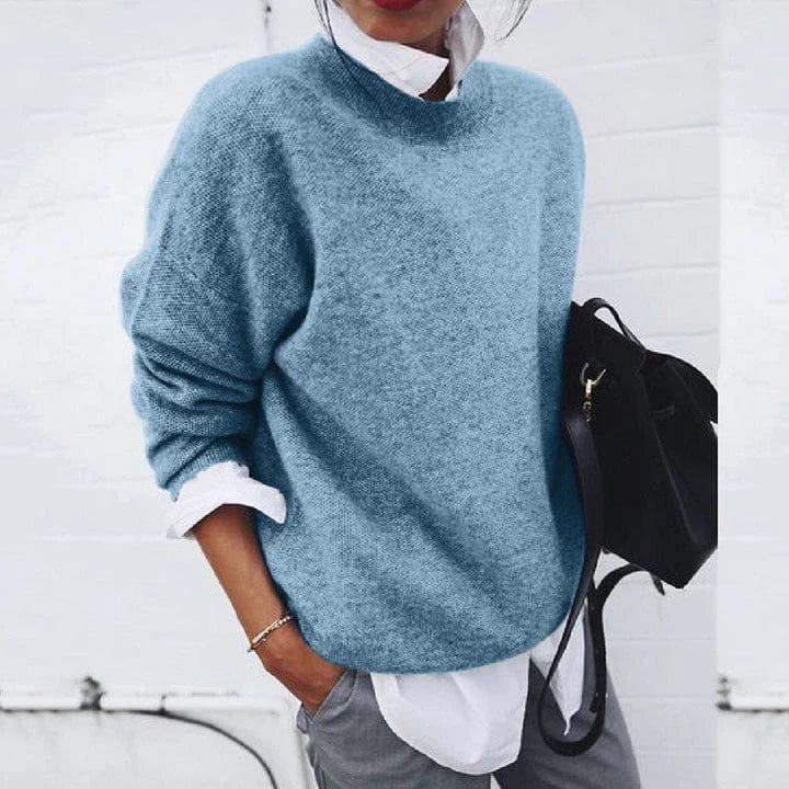 BEAUMONT NICE | PULL CLASSIQUE À MANCHES LONGUES POUR FEMMES