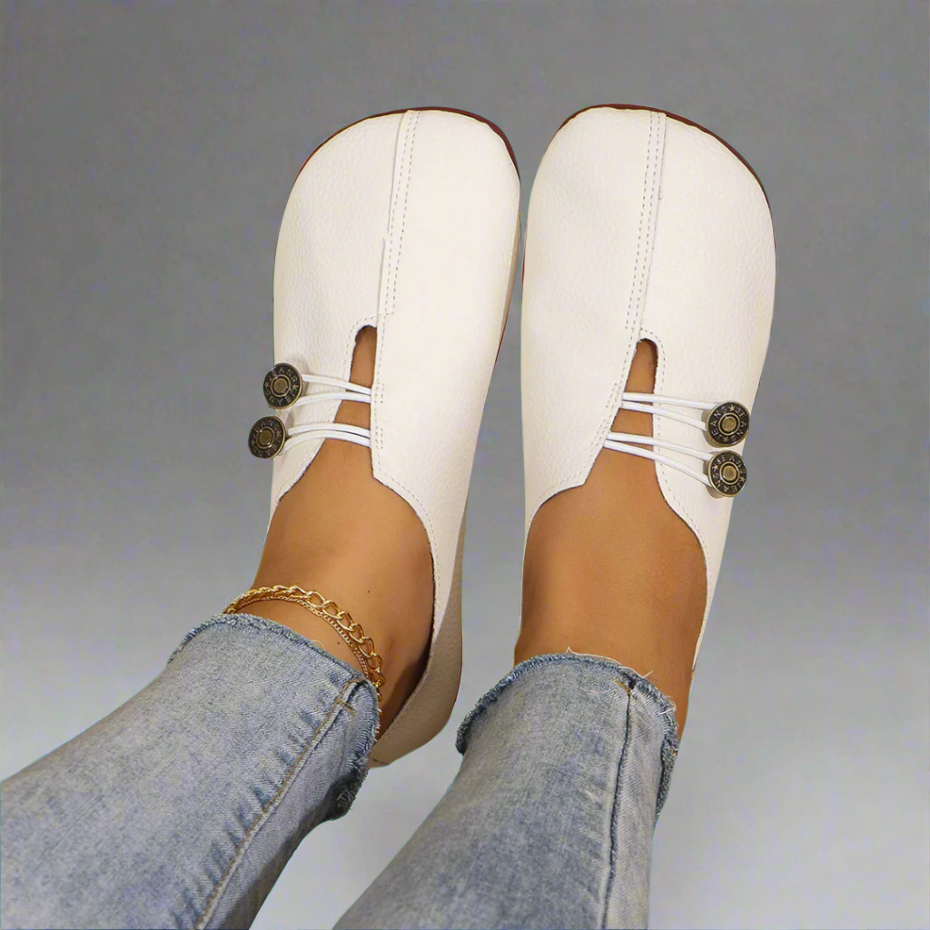 BEAUMONT NICE | CHAUSSURES MOCASSINS BOUTON POUR FEMMES