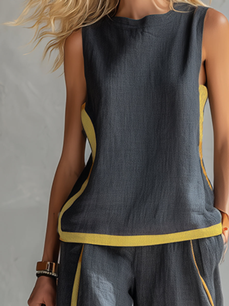 BEAUMONT NICE | ENSEMBLE LIN CHIC POUR FEMME