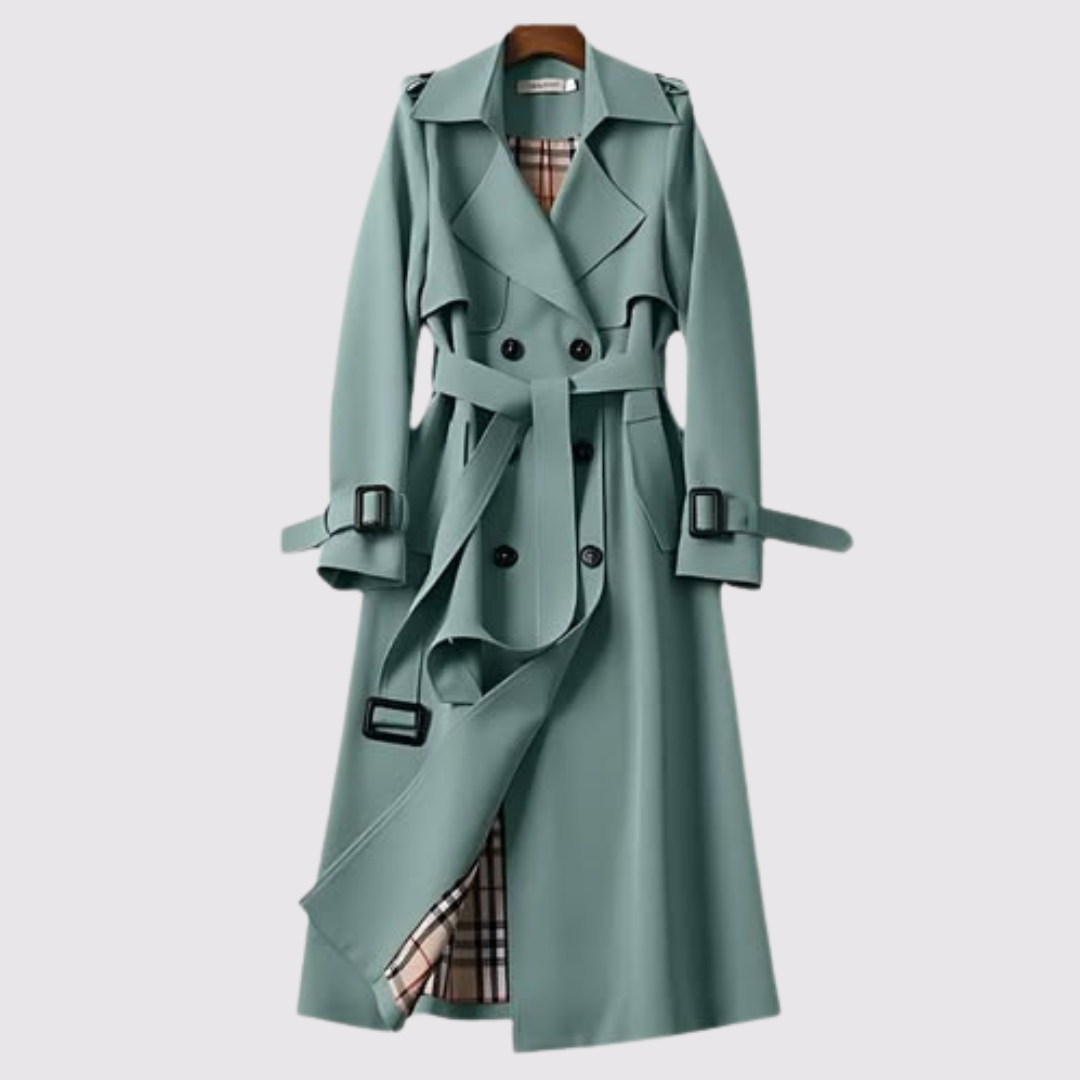 BEAUMONT NICE | TRANCHÉE MANTEAU LONGUE À CEINTURE POUR FEMMES