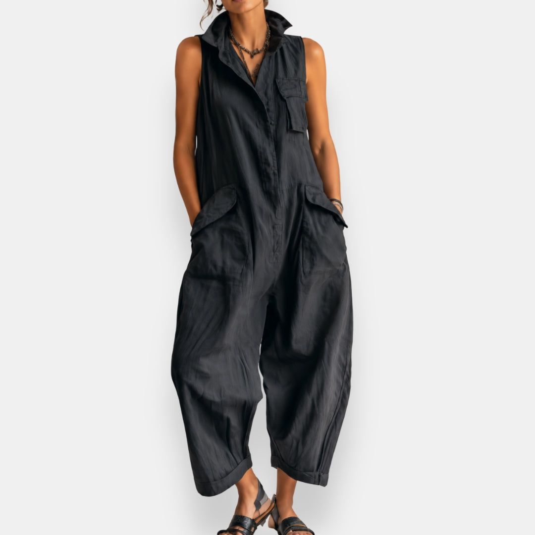 BEAUMONT NICE | COMBINAISON CARGO SANS MANCHES POUR FEMMES